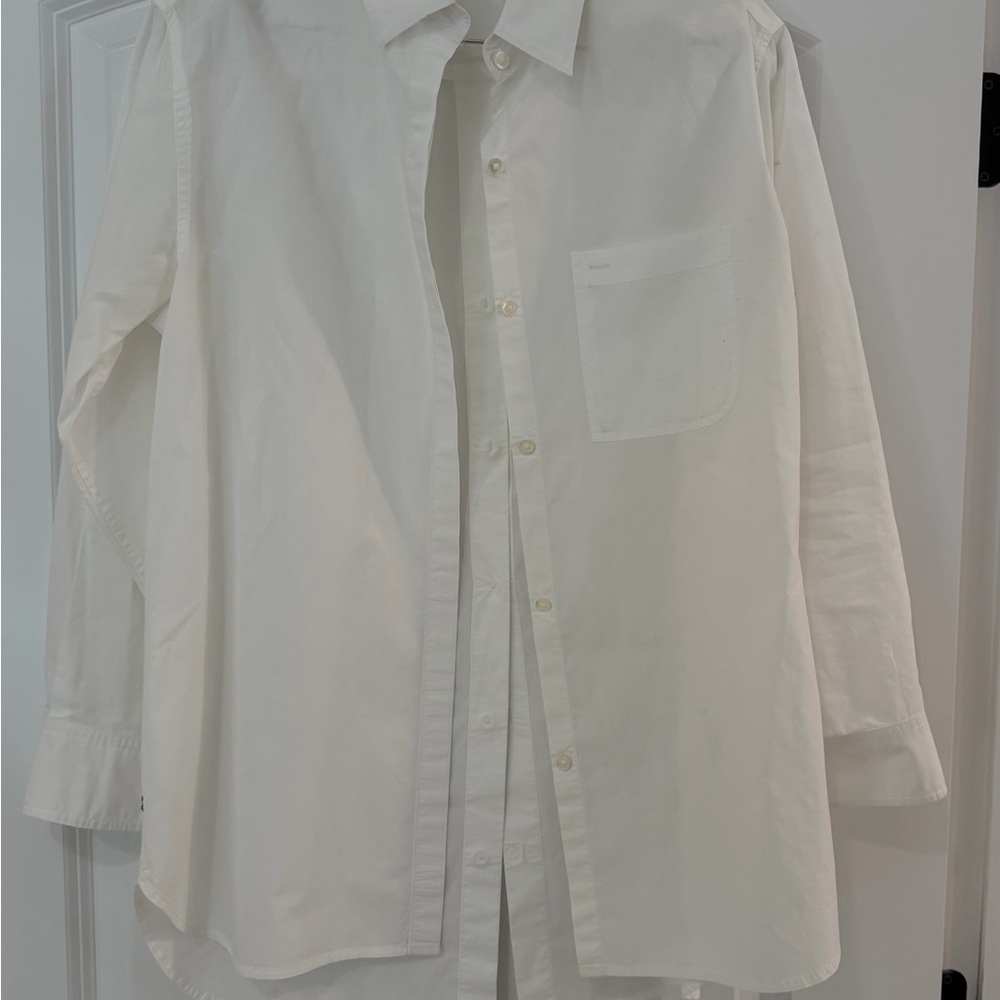 Alex Mill White Classic Casual Button Down Shirt